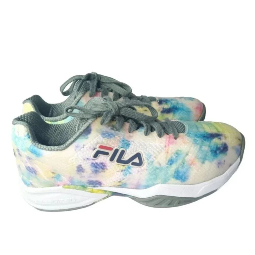 Fila Axilus 2 Energized Tennis Shoes Men's Size 7.5 Sneakers White~Agave Green